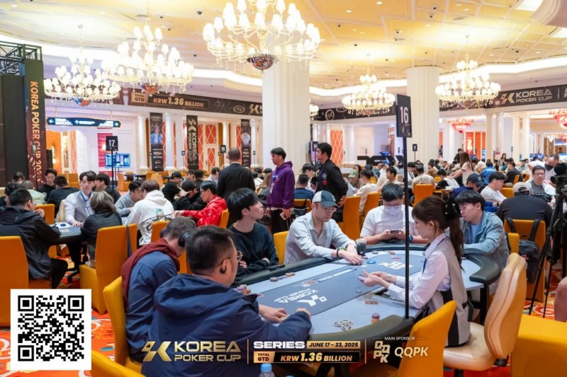 【牌手扑克】KPC济州｜人数奖励双突破！主赛事1432参赛人次创新纪录！182人晋级第二轮争夺9人FT席位！