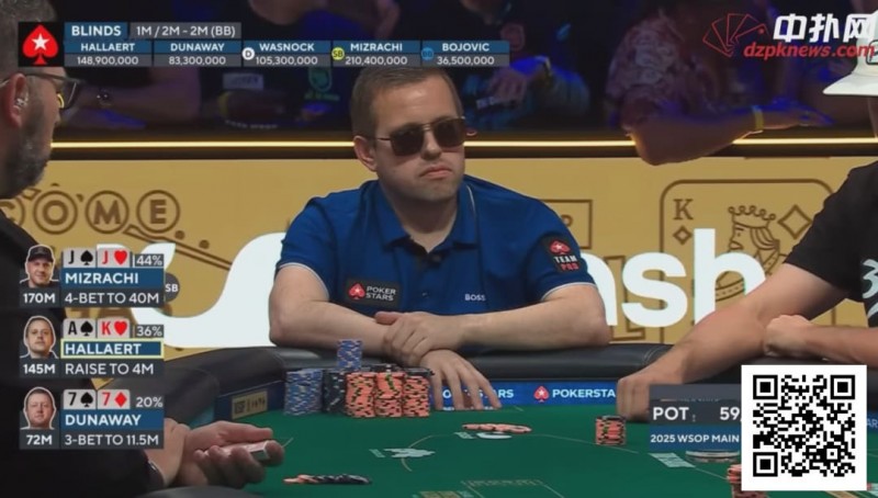 【牌手扑克】价值700万刀的决策！FT 5人桌记分牌第二面对第一的4bet，AK是弃还是推？