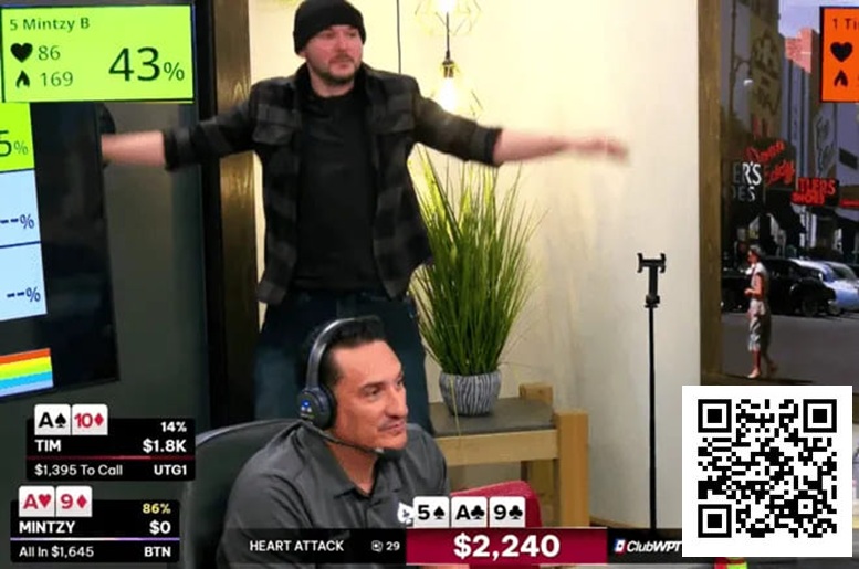 【牌手扑克】话题 | 知名MAGA播主Tim Pool在首次扑克直播中惨遭亏损