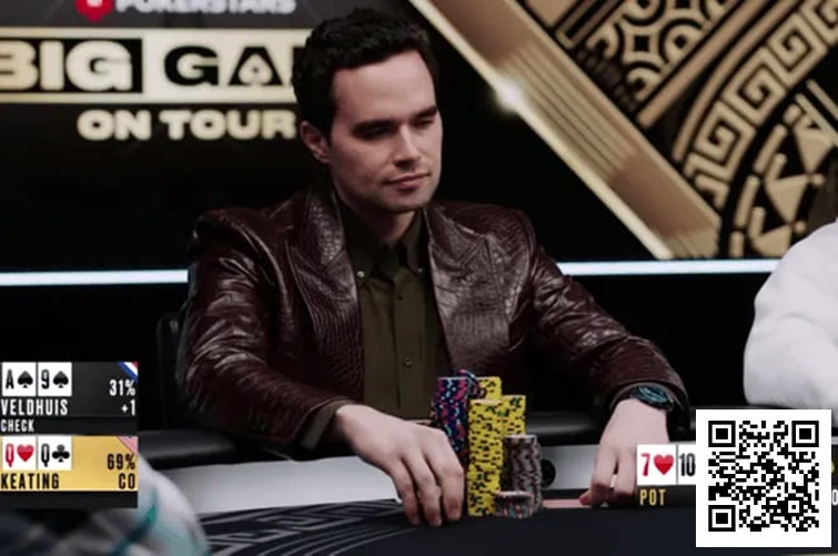 【牌手扑克】话题 | 河牌扼杀巨池！Alan Keating与Lex Veldhuis的50万美金对决功亏一篑