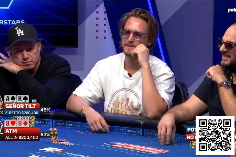 【牌手扑克】弃掉QQ后翻牌连发两张Q，David Benyamine惨遭“补刀”