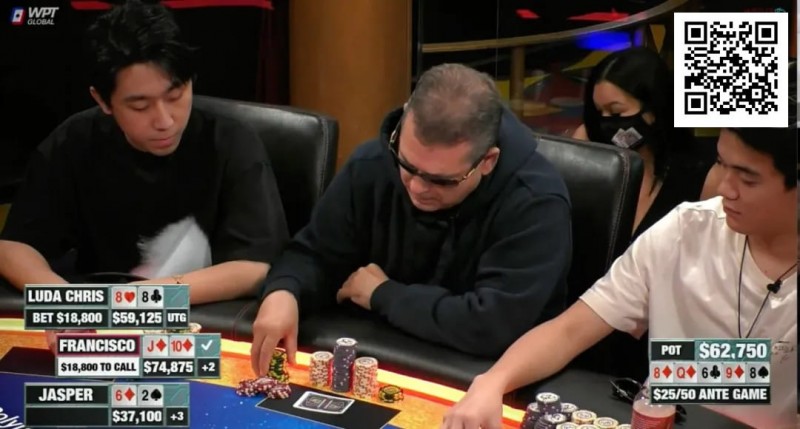 【牌手扑克】四条不敌同花顺！Hustler Casino Live诞生19万巨额彩池，Chris Chen这手牌太惨了！