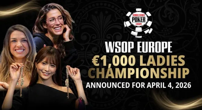 【牌手扑克】WSOP欧洲站女士赛亮相布拉格！冠军将颁发全新设计金手链