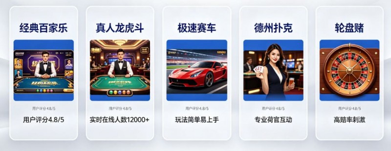 【牌手扑克】开云体育真人视讯板块:最受欢迎的5款游戏推荐