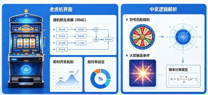 【牌手扑克】电子老虎机游戏大奖频出的背后：随机算法与中奖逻辑揭秘
