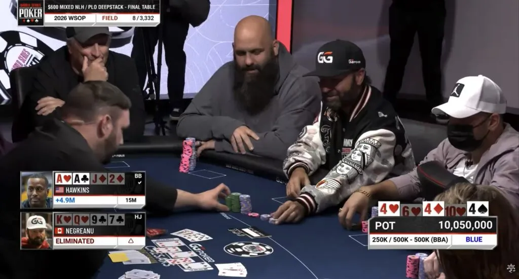 【牌手扑克】2026 WSOP快评：600刀混搭赛变成“修罗场”，丹牛撞上霍金斯，葫芦收服同花