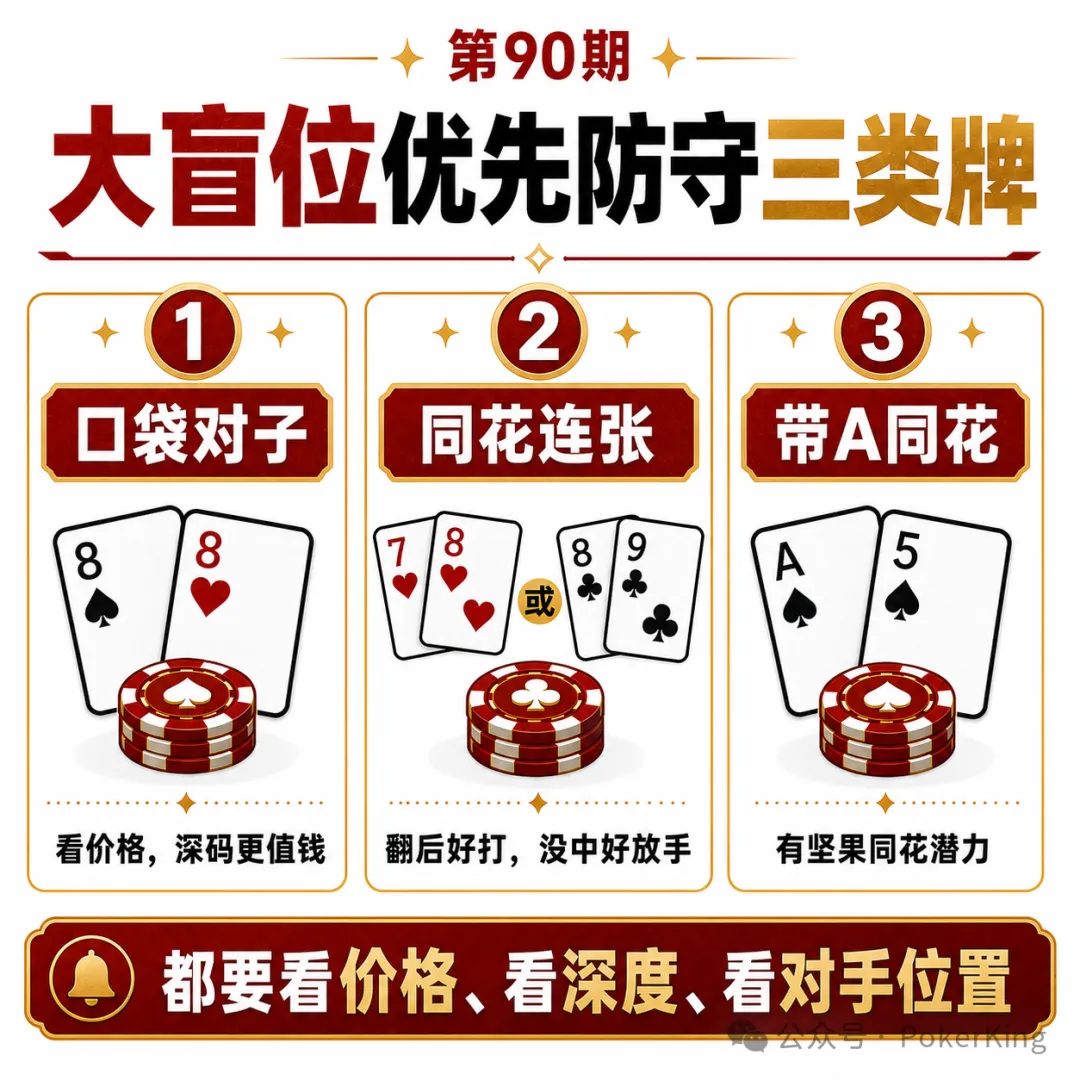 【牌手扑克】大盲位漏钱指南:为什么你明明没输大池,筹码却在一点一点少?