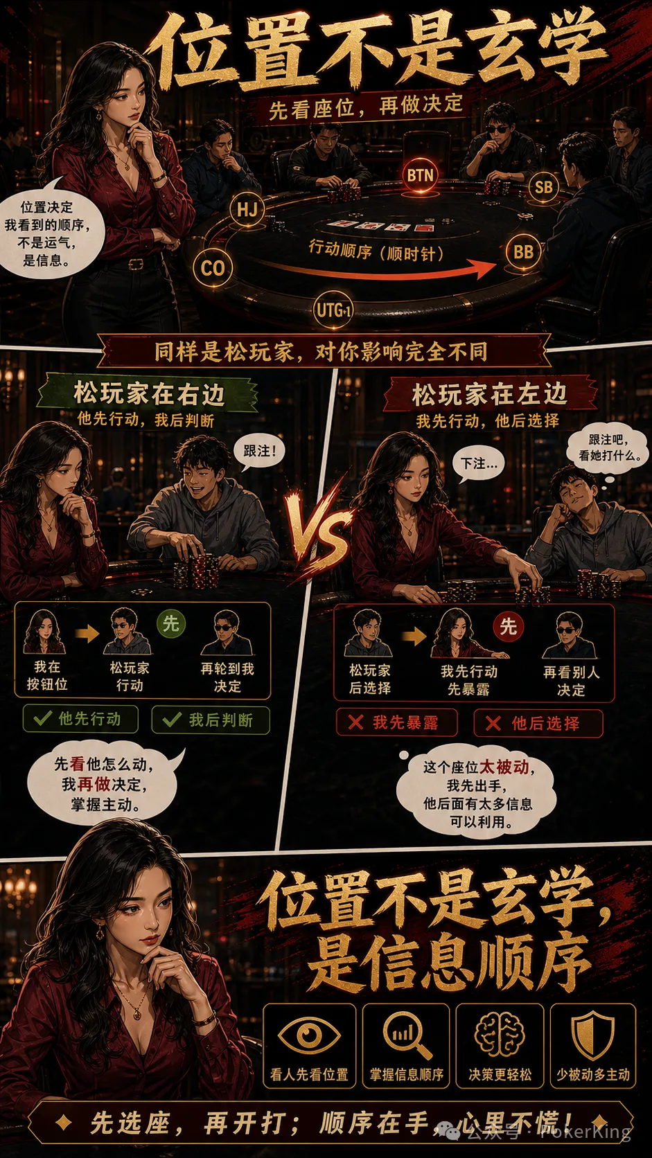 【牌手扑克】坐下之前先看四个信号:位置选对了,牌还没发就少了一半难度