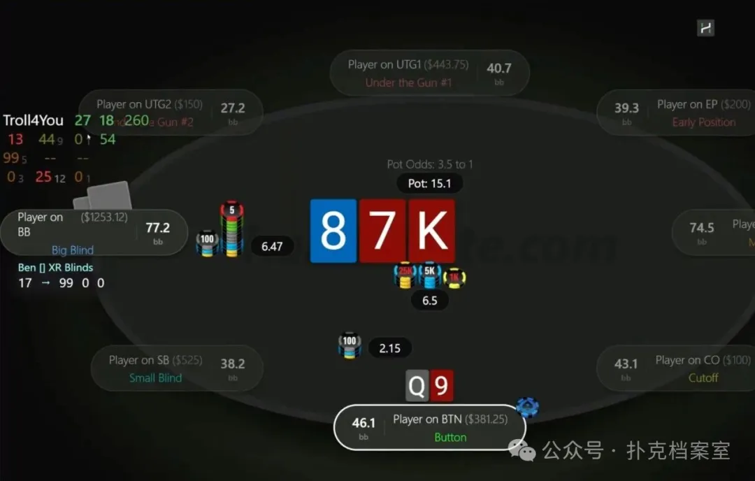 【牌手扑克】被疯狂check-raise折磨？WSOP线上主赛冠军：别怂，用3-bet反杀他
