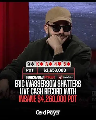 【牌手扑克】4天狂赚330万美金!扑克直播常规桌最大赢家换人