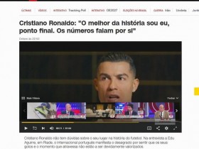 【牌手扑克】C罗专访言论引热议:“我是史上最佳,数字说明一切”